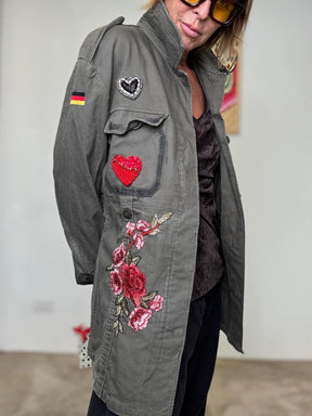 AB PINK - LOVE SOLDIER GIACCA CARTA/ MILITARE AB PINK 