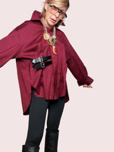 FEMALE - CAMICIA URBAN STRAP VINO 19091-1/ VINO FEMALE 