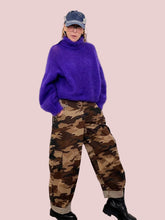 PHILIA LOFT - PANTALONE CARGO CAMO CHIC V01A0774/ MIMET MOKA PHILIA LOFT 