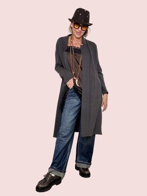 DEJA VU - CARDIGAN FLUID CHIC A25VC601/ MORO MALTINTO DEJA VU 