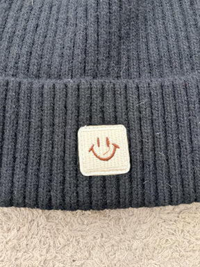 SUSY MIX - : Cappello Beanie Smile in Maglia HAT0914/ NERO SUSY MIX 