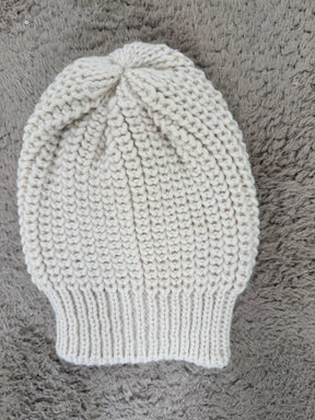 DEJA VU - CAPPELLO IN MAGLIA PANNA A24MA903/ PANNA DEJA VU 