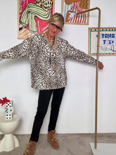 SUSY STAR - Maglia oversize leopardata  Stile animalier ST50155/ BURRO SUSY STAR 
