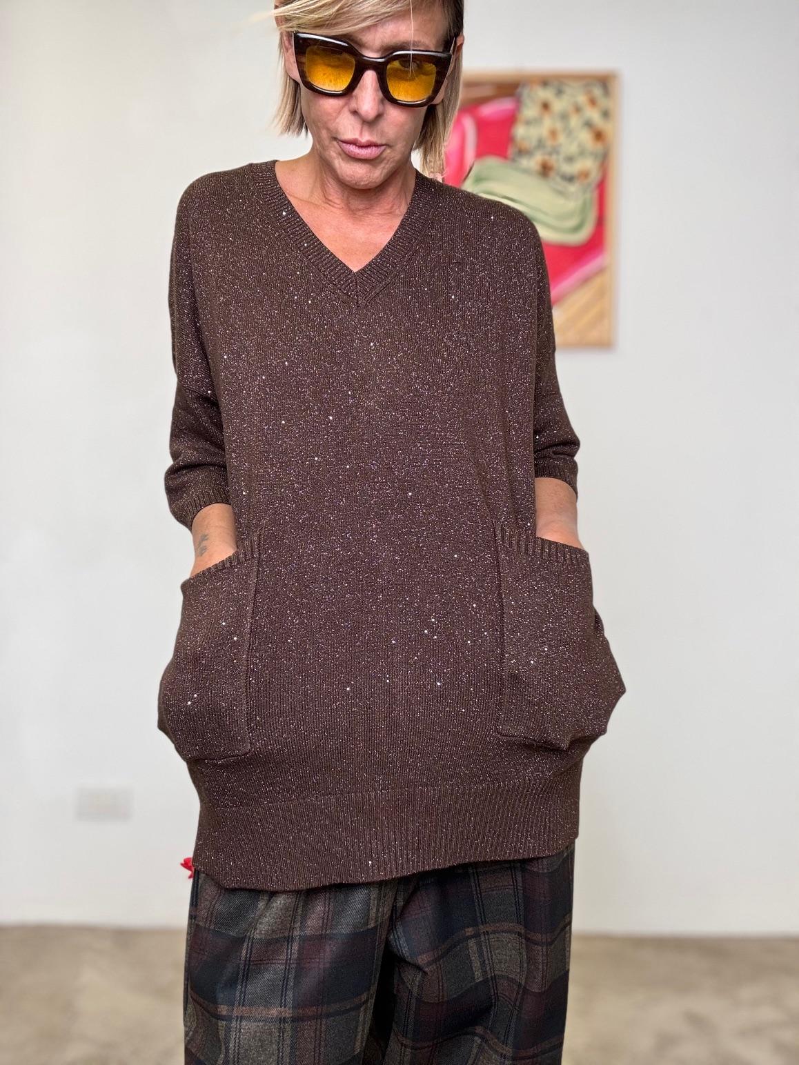 SUSY STAR - MAGLIA Gleam moro STLZ66770/ MORO SUSY STAR 