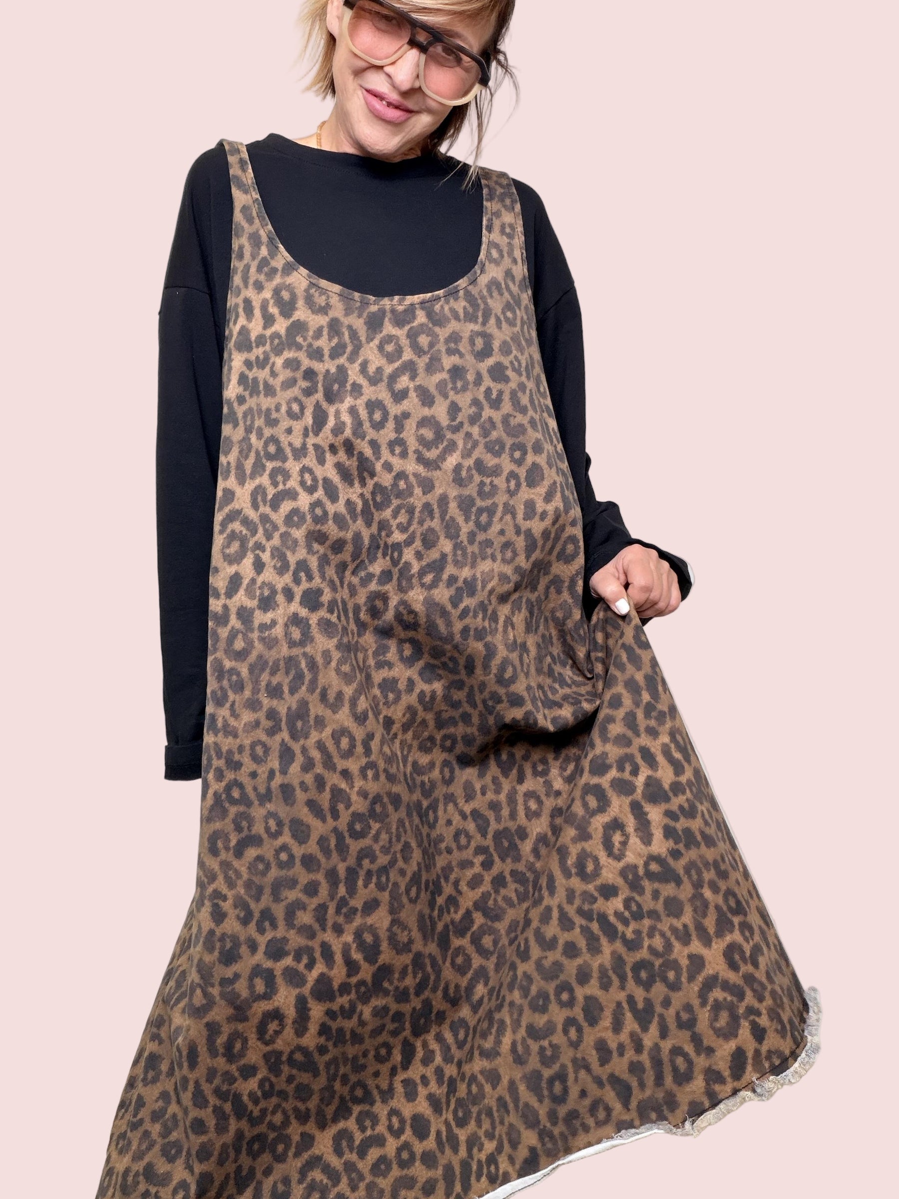 ABITO ANIMALIER CON FELPA BASIC ST3139/ MACULATO SUSY STAR 