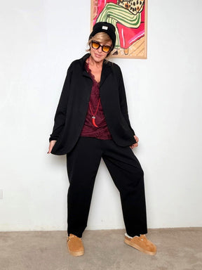 SUSY STAR - GIACCA EASY PUNTO  MILANO STSY0346/ NERO SUSY STAR 