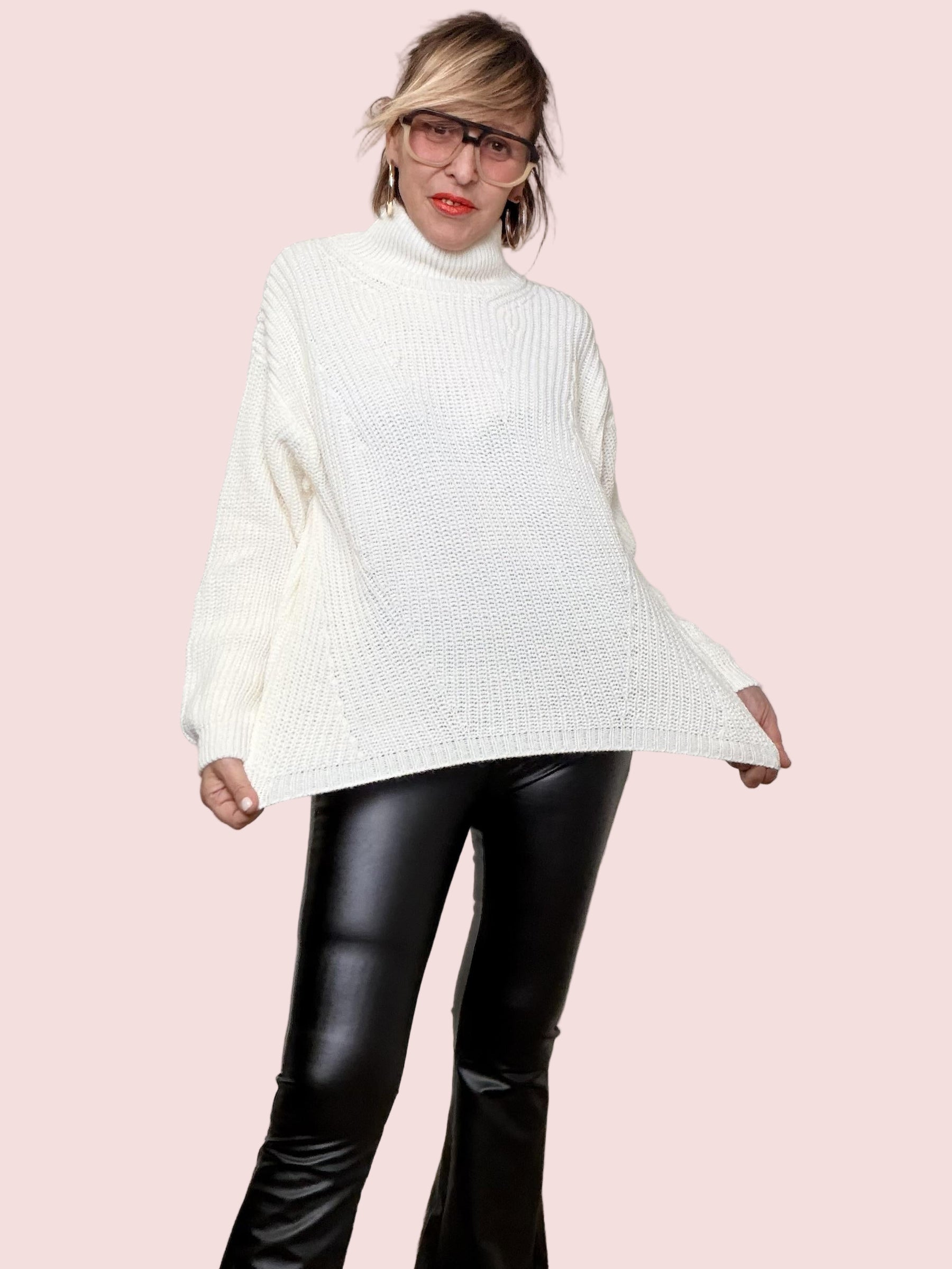 FEMALE - MAGLIA COCCOLA SOFT PANNA 5535/ PANNA FEMALE 