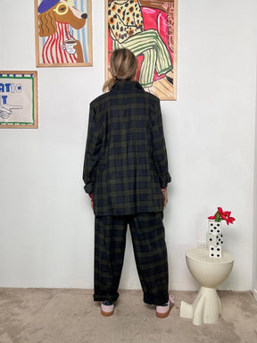 SUSY STAR - Giacca Check Oversize  Il Blazer (Non) Convenzionale STS7263/ BLU SUSY STAR 