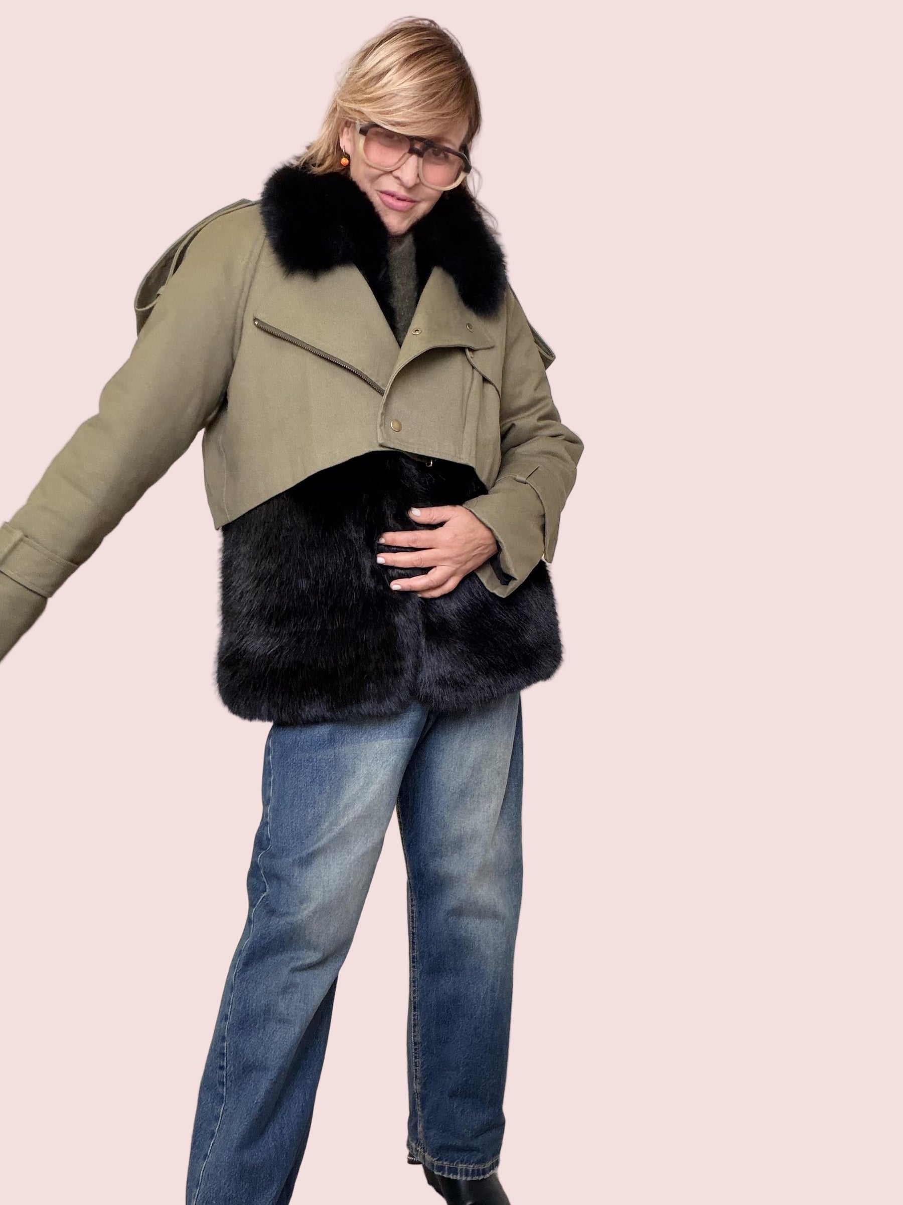 GIACCA URBAN FUR S38M0811/ MILITARE SOUVENIR 