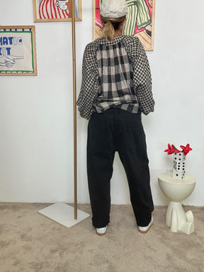 FEMALE - Blusa Mix&Match NERO W5890/ NERO FEMALE 