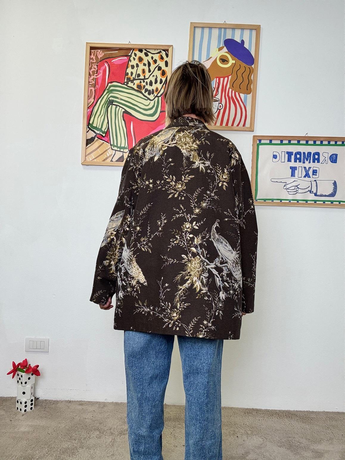 DEJA VU - Giacca fantasia botanica A25DL607/ FANTASIA DEJA VU 