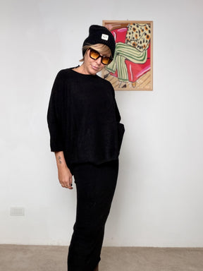 HAVE ONE - Gonna Maglia Soft Cream GNC-P011/ NERO HAVE ONE 