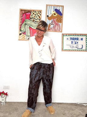 DEJA VU - Pantalone damascato A25AP214/ DAMASCATO DEJA VU 