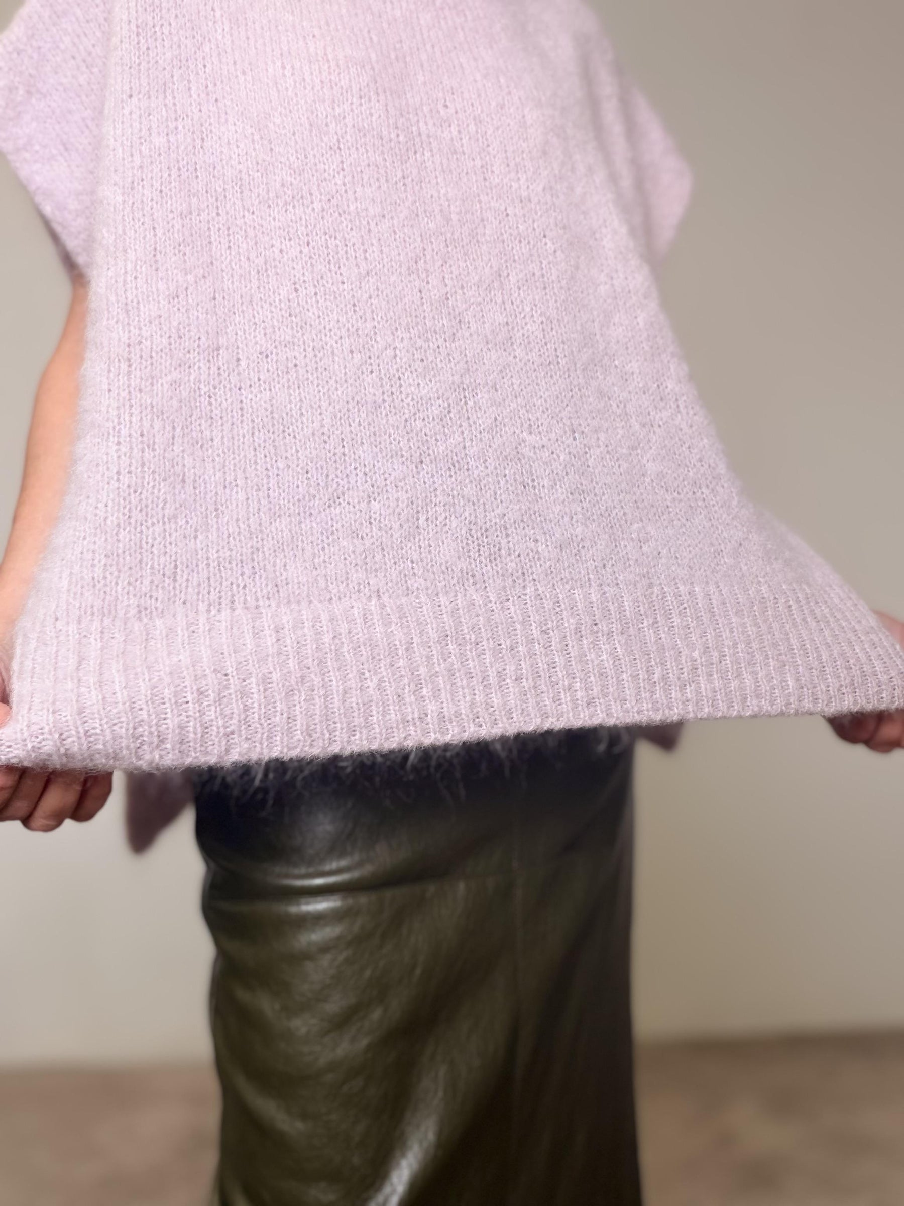 PHILIA LOFT - MAGLIA MAXI SENZA MANICHE C01L1006/ ROSA PHILIA LOFT 