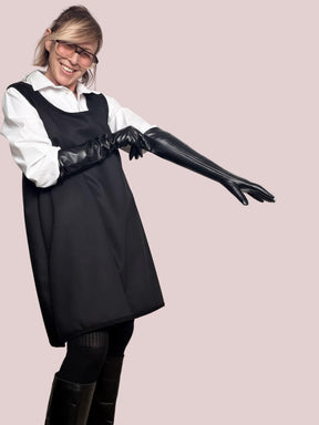 SOUVENIR - ABITO DOPPIO STRATO CON CAMICIA E GUANTI  LOOK ICONICO, ZERO SBATTI F38X1438/ NERO SOUVENIR 