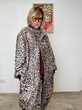 SUSY STAR - Bomber lungo over stampa animalier ST3144/ MACULATO SUSY STAR 