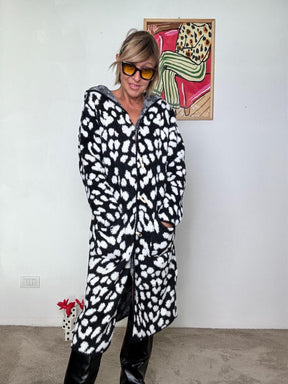 FEMALE - CARDIGAN  WILD COZY ZM10101/ FANTA NERO FEMALE 