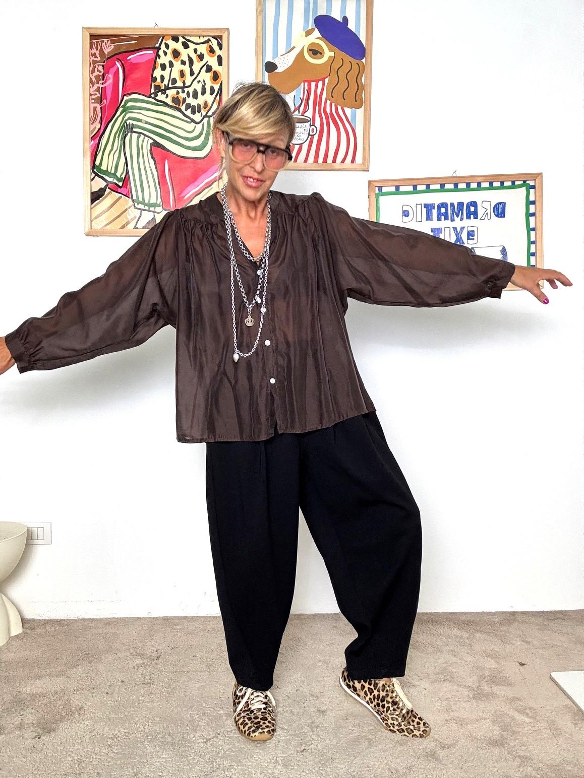 FEMALE - Camicia oversize donna bordeaux  stile casual chic e leggero MORO 31626/ MORO FEMALE 