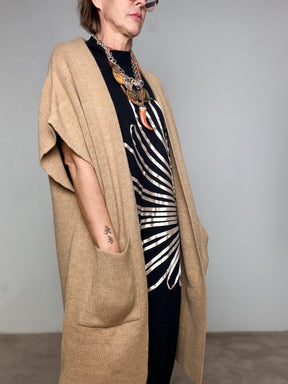 SUSY STAR - Cardigan Cozy Mood STAI23121/ CAMMELLO SUSY STAR 