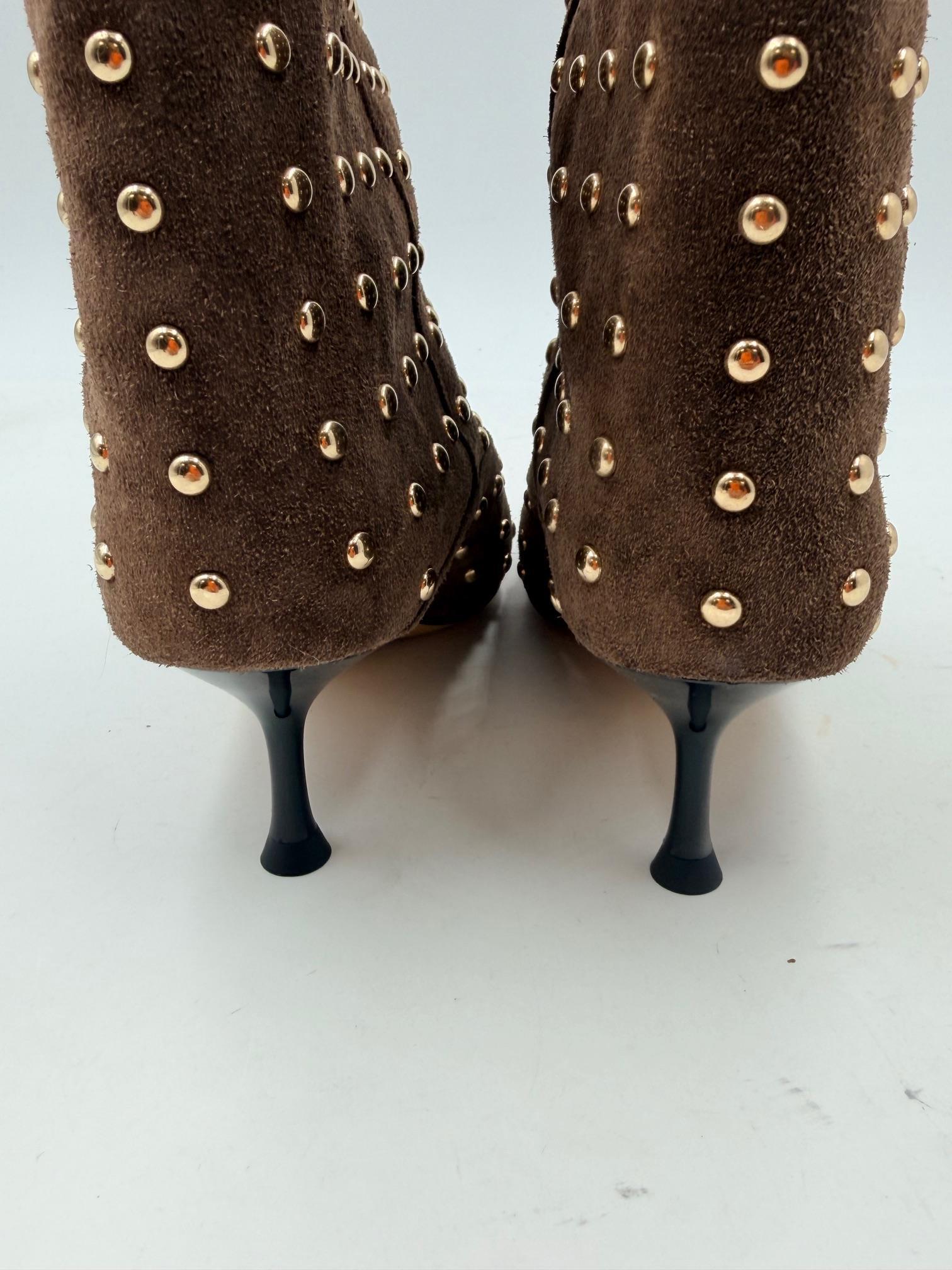 DIVINE FOLLIE - TRONCHETTO GOLDY STUDS AISHA2470/ MORO SUE DIVINE FOLLIE 