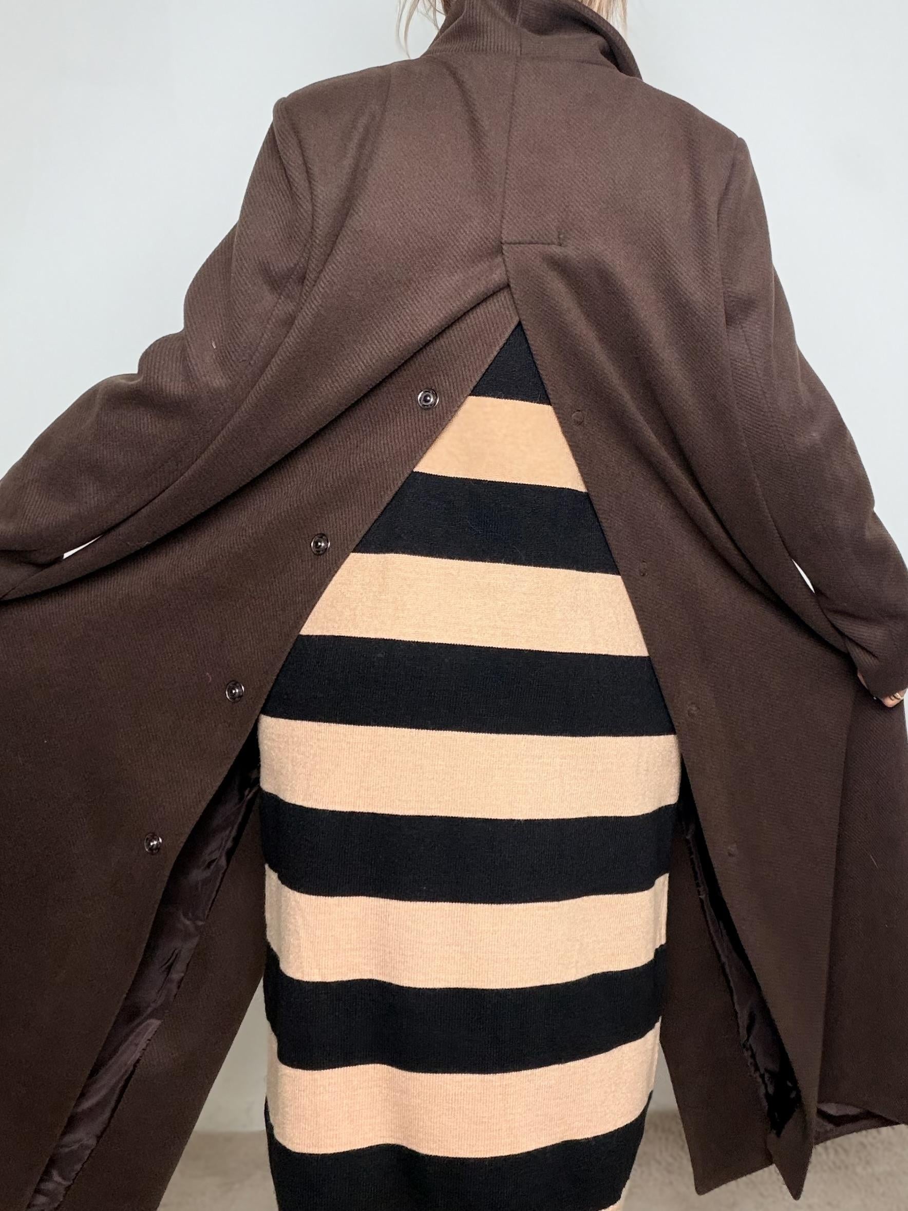 SUSY STAR  -Cappotto Back Button ST7021MIL/ MORO SUSY STAR 