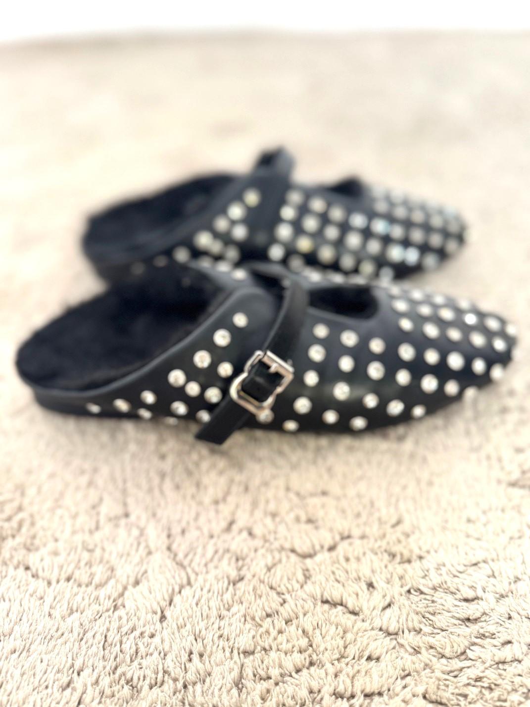 SUSY MIX - Sabot donna neri con borchie  grintosi, comodi e super fashion RY87/ NERO SUSY MIX 