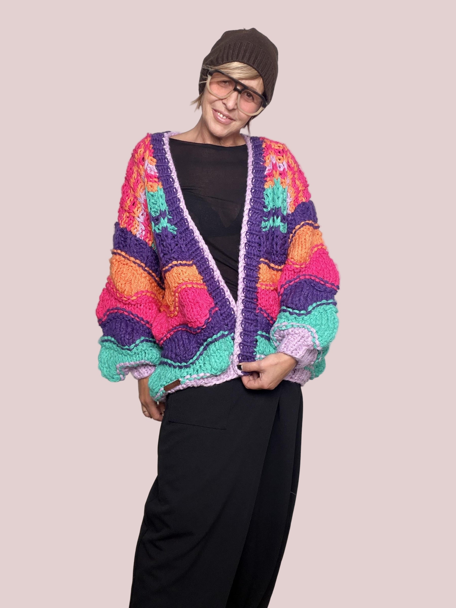 FEMALE - Cardigan Color Therapy ZG38020/ FUXIA FEMALE 