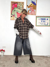 have one - Camicia over a quadri con maniche pizzo CSO-P024/ CHECK MORO HAVE ONE 