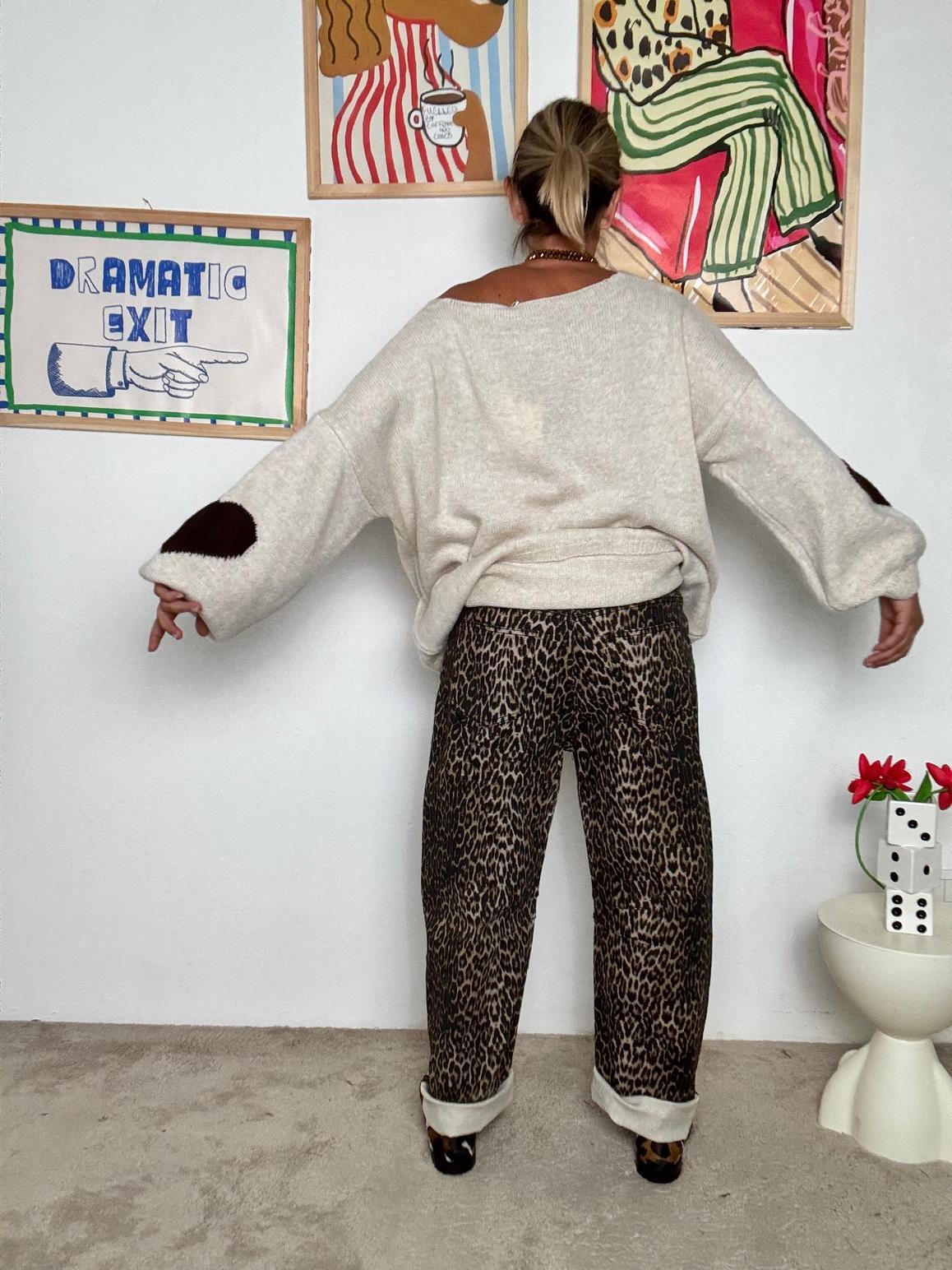 FEMALE - Jeans Donna Animalier Leopardato  Wild & Chic, Senza Compromessi 1697/ LEOPARD FEMALE 