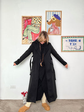 FEMALE -  CAPPOTTO ICONA NERO ICONA/ NERO FEMALE 