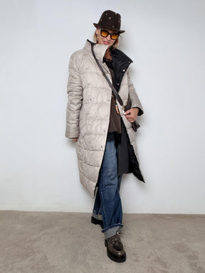 DEJA VU - PIUMINO DOUBLE MAGIC A25SO605/ NERO/FANGO DEJA VU 