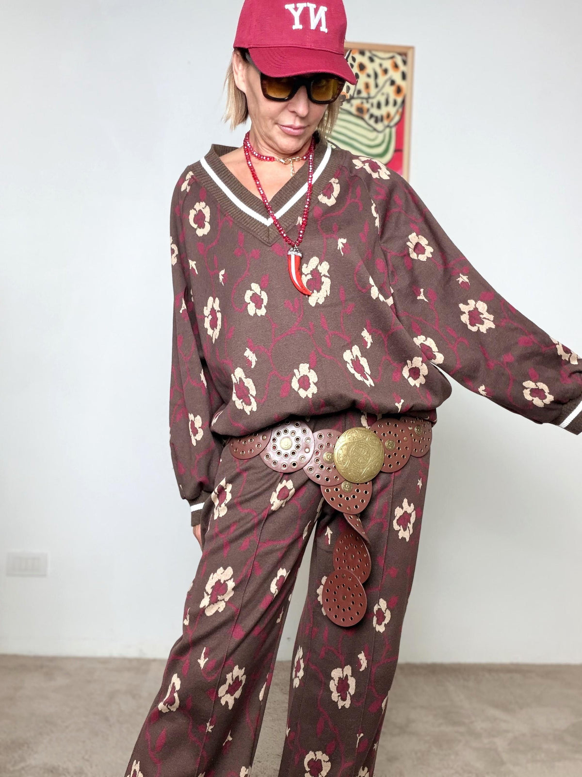 FEMALE - FELPA BLOOM A6835-S66/ FANTASIA MORO FEMALE 