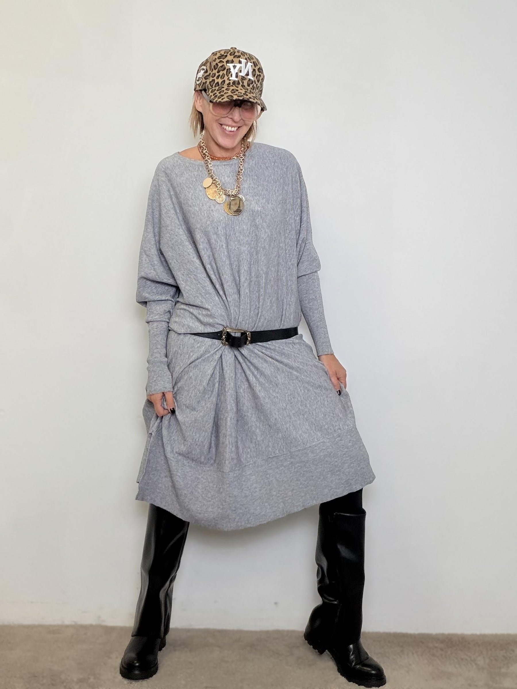 SUSY STAR - Abito Soft Twist 8678C / GRIGIO SUSY STAR 