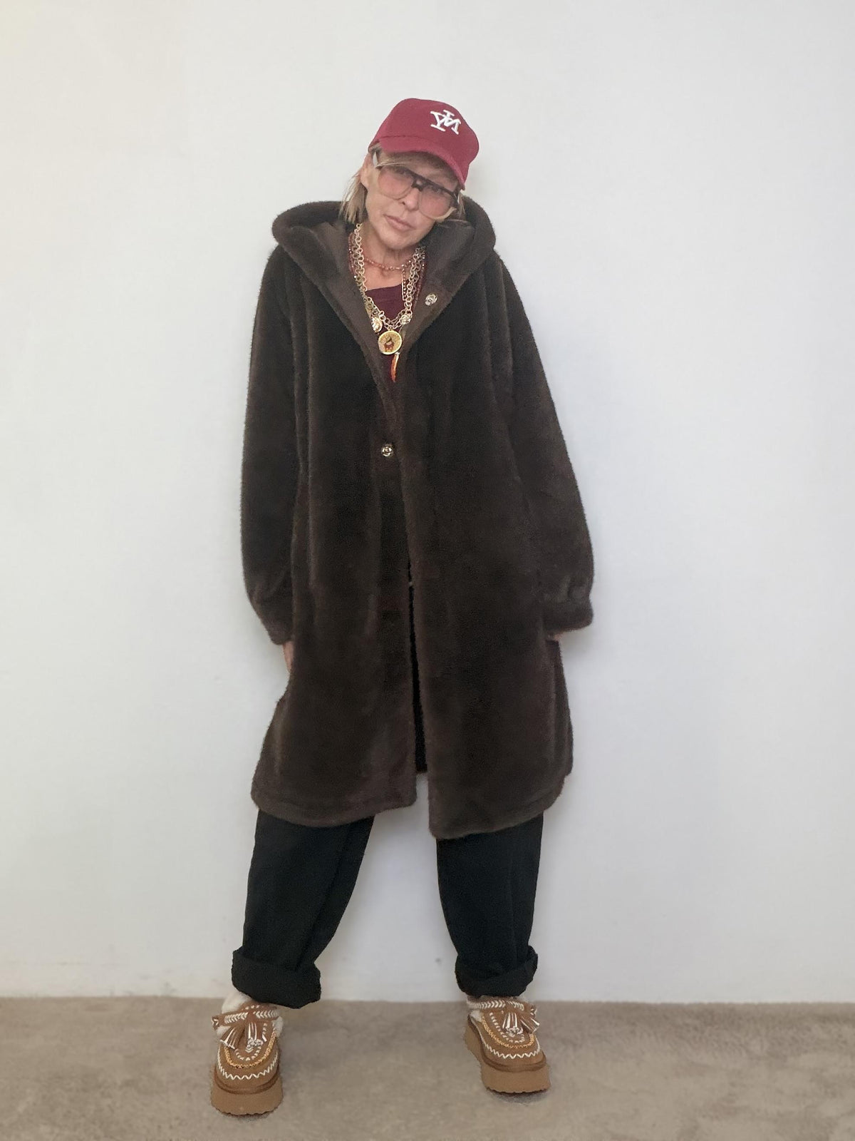 SUSY STAR - Ecopellicciotto Oversize con Cappuccio FANGO ST25023/ FANGO SUSY STAR 