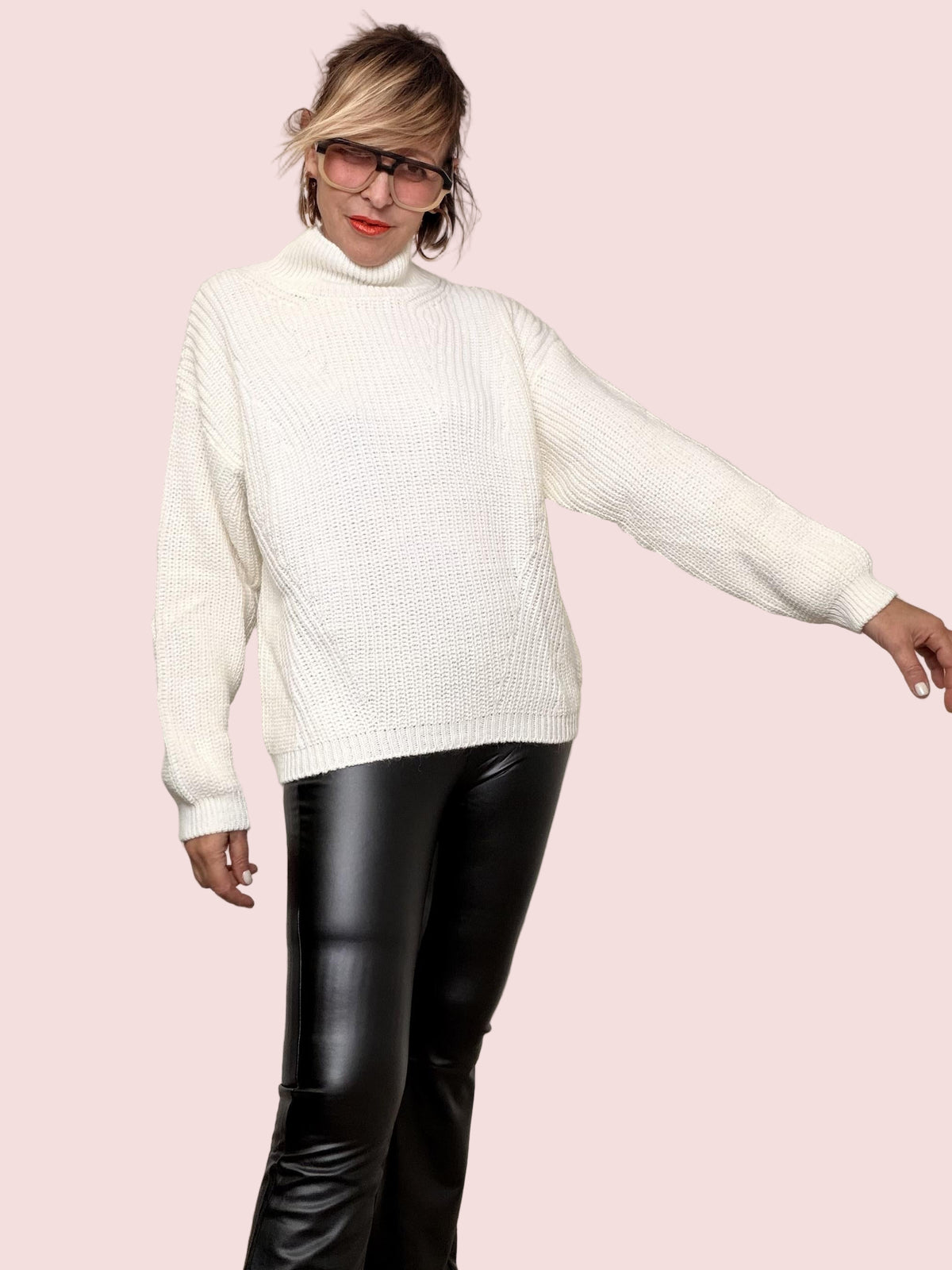 FEMALE - MAGLIA COCCOLA SOFT PANNA 5535/ PANNA FEMALE 