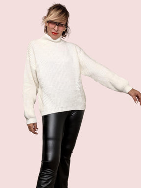 FEMALE - MAGLIA COCCOLA SOFT PANNA 5535/ PANNA FEMALE 