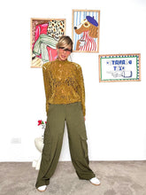 FEMALE  - Maglia in pizzo color senape  stile chic e grintoso olio CVS-P026/ OLIO HAVE ONE 