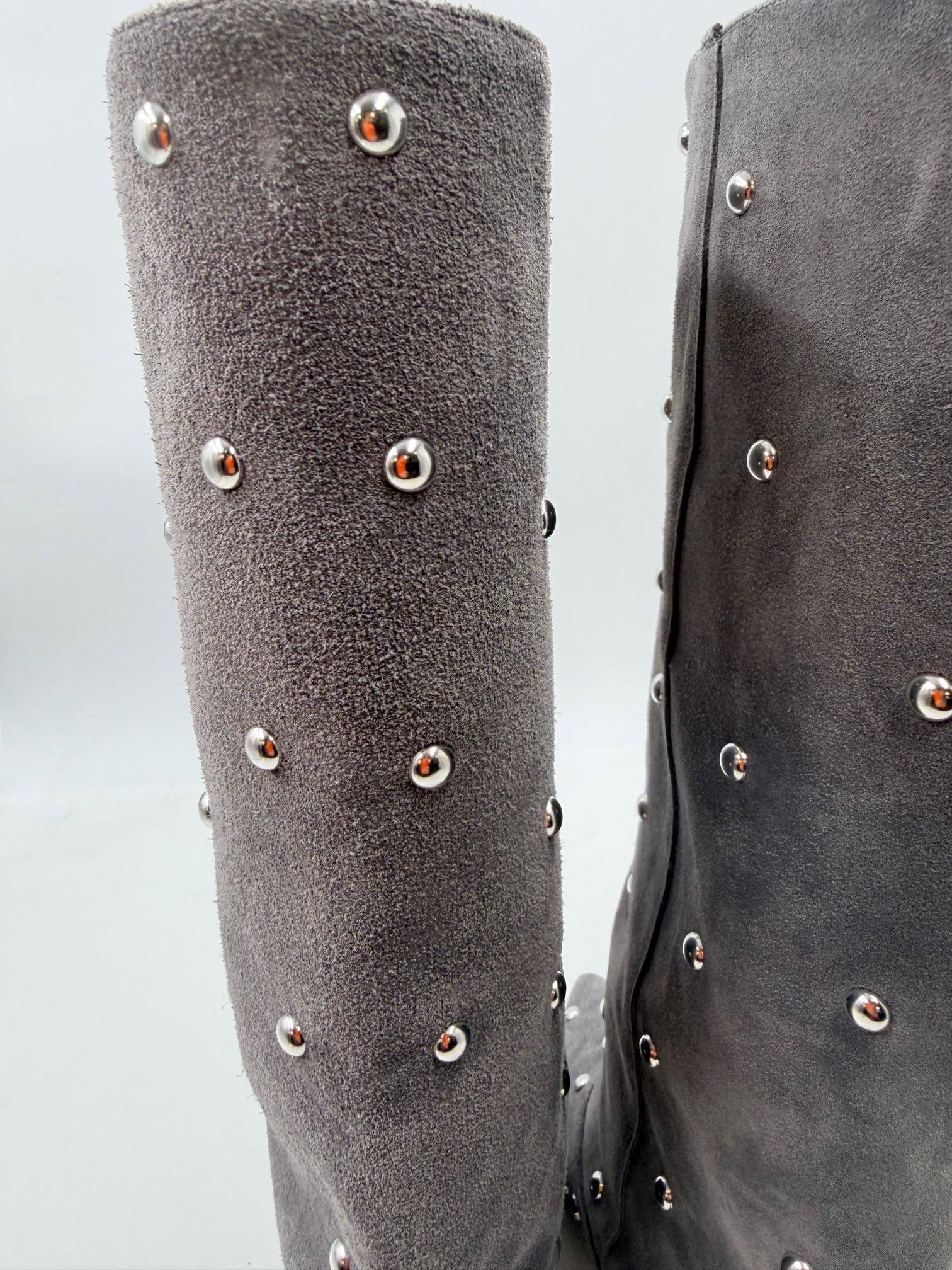 DIVINE FOLLIE - STIVALE PEARLY CHIC AISHA2761/ GRIGIO SUE DIVINE FOLLIE 