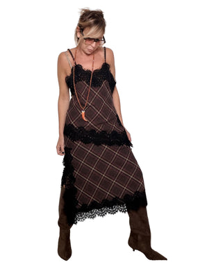 FEMALE - Gonna Urban Lace G2802/ CHECK FEMALE 