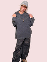 SUSY STAR - MAGLIA SOFT COLLAR GRIGIO 354704/ GRIGIO SUSY STAR 