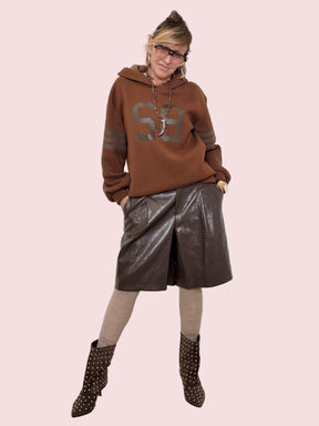 PHILIA LOFT - FELPA  SPORTY CHIC 58 R01Y0470/ TABACCO PHILIA LOFT 