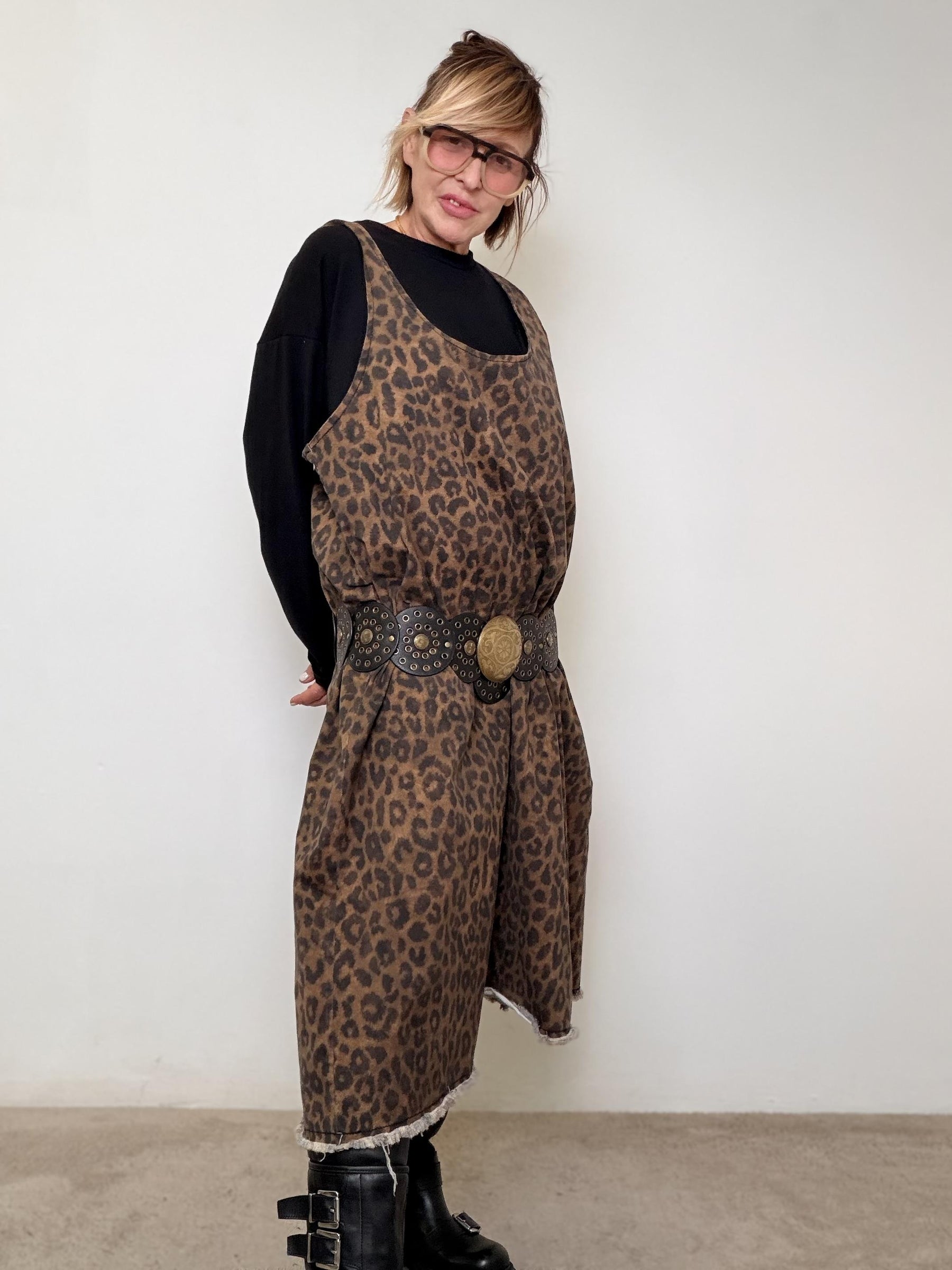 ABITO ANIMALIER CON FELPA BASIC ST3139/ MACULATO SUSY STAR 