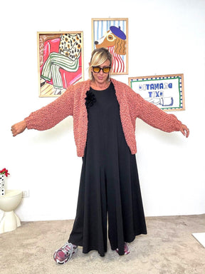 FEMALE - Cardigan Chunky Confetto Ribelle   SALMONE ZM66001/ SALMONE FEMALE 