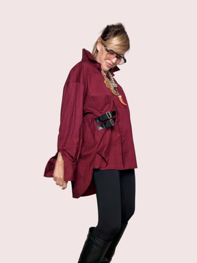 FEMALE - Abito Sweater Candy Stripes 8030/ FUXIA/NERO FEMALE 