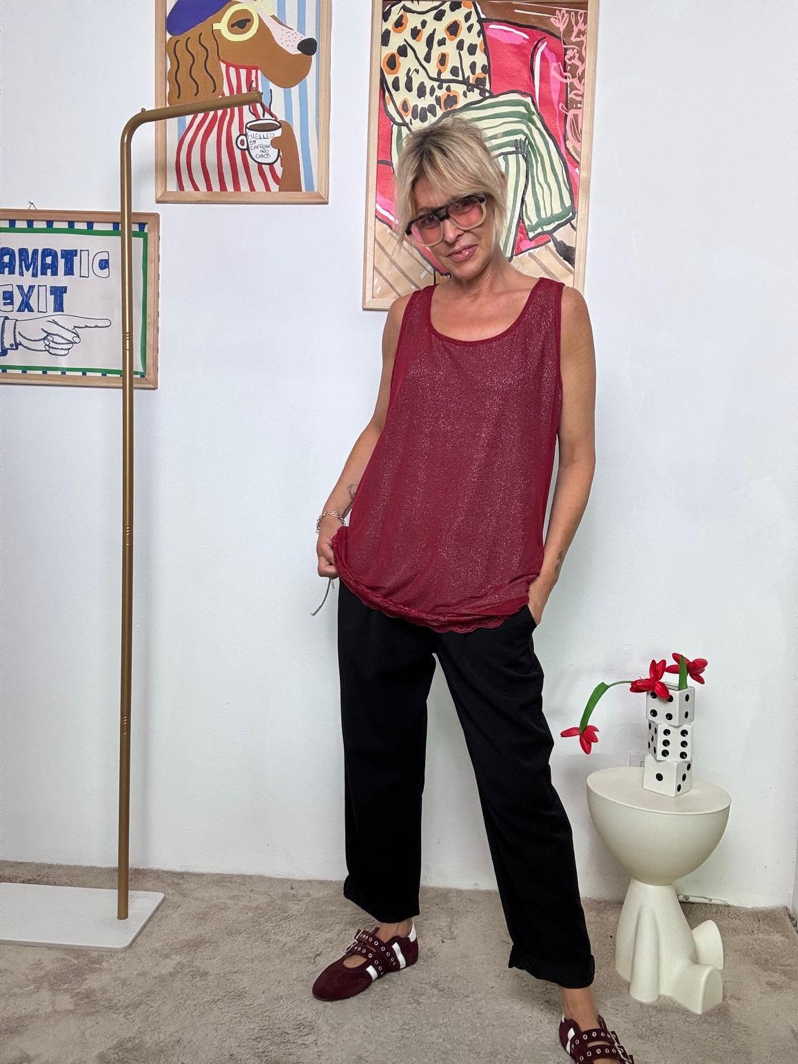 SUSY STAR - Top Luce Liquida  Doppio Strato, Doppia Magia VINO STSY0350/ VINO SUSY STAR 