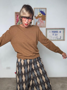 SOUVENIR - Maglia Caramel Touch cammello F38P0923/ CAMMELLO SOUVENIR 