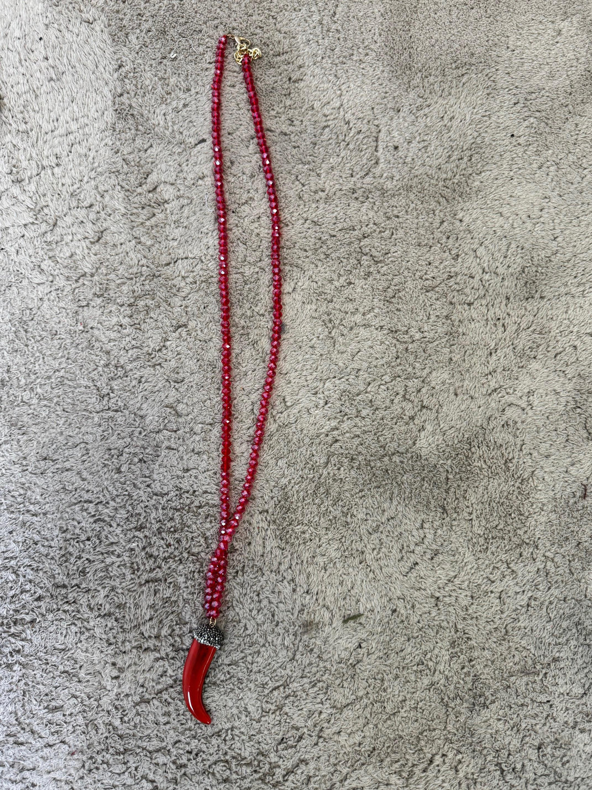 SUSY MIX - COLLANA  CORNO SMX28/ ROSSO SUSY MIX 