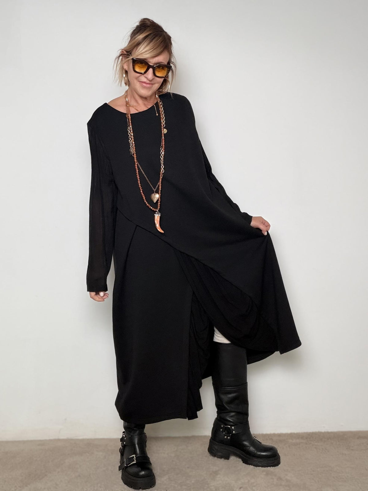 SUSY STAR - ABITO BLACK SOFT FLOW STS62057 / NERO SUSY STAR 