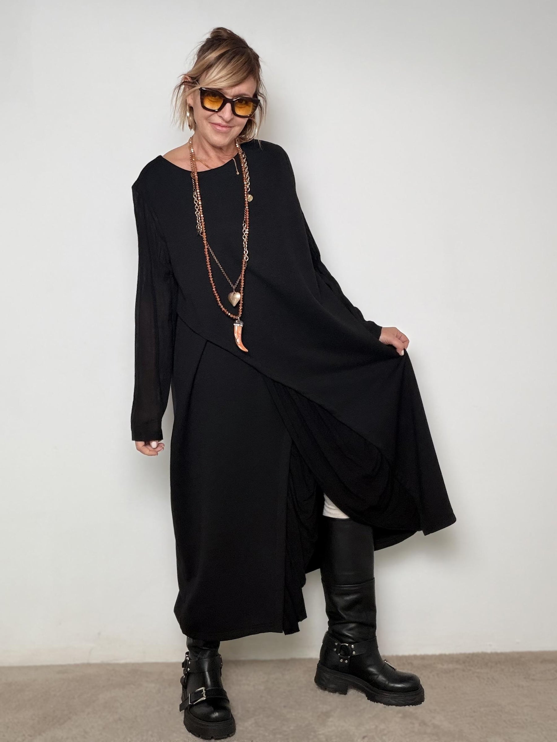 SUSY STAR - ABITO BLACK SOFT FLOW STS62057 / NERO SUSY STAR 