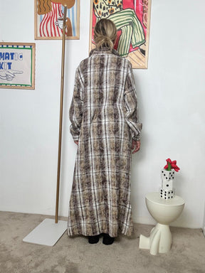 SUSY STAR - Abito Chemisier a Quadri  Spirito Grunge, Stile Contemporaneo MORO ST88473CRO/ MORO SUSY STAR 